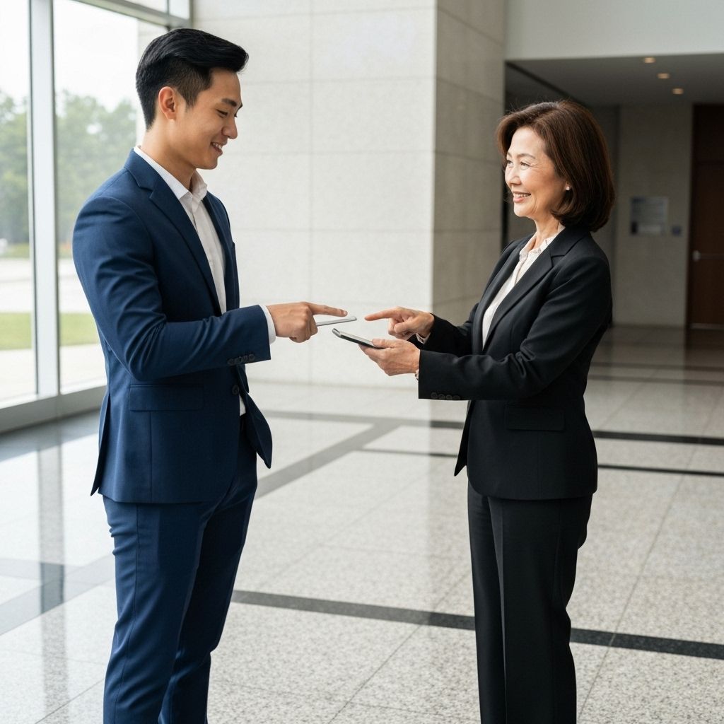 Setting Up Your First Digital Business Card