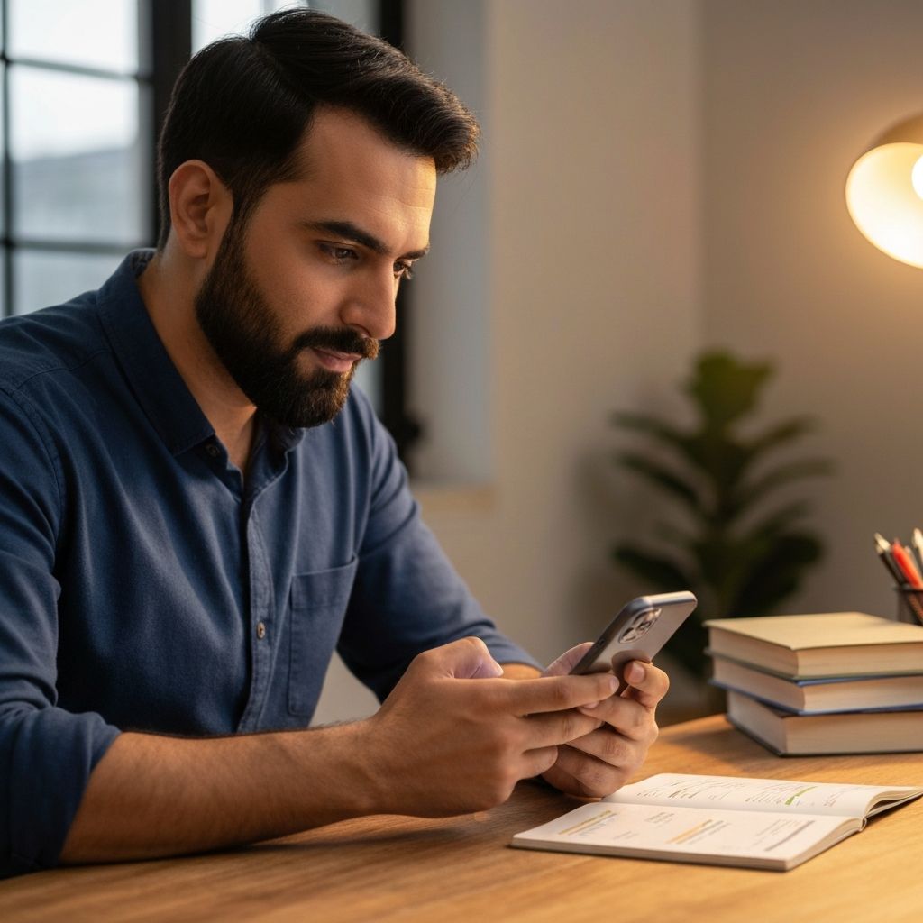 Parent viewing student portal