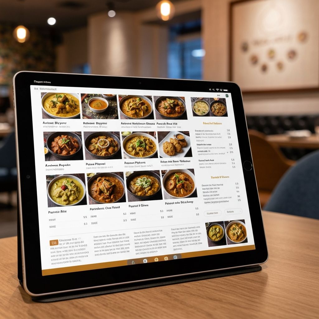 Digital Menu