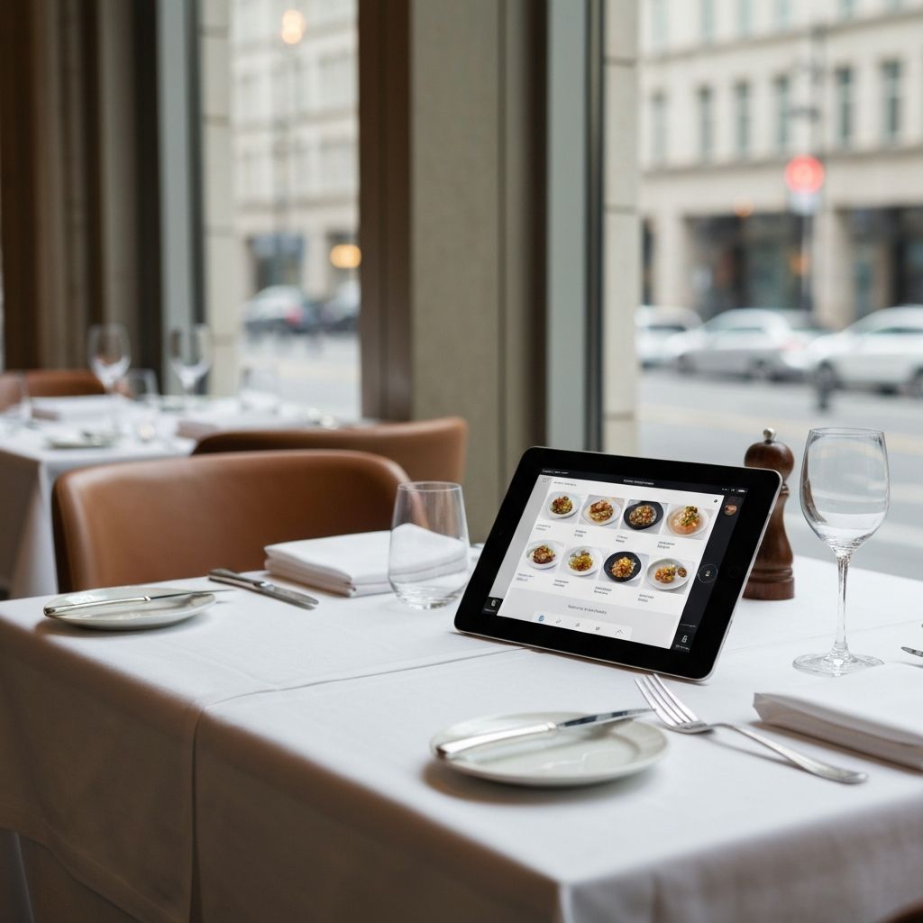 Fine Dining Goes Paperless